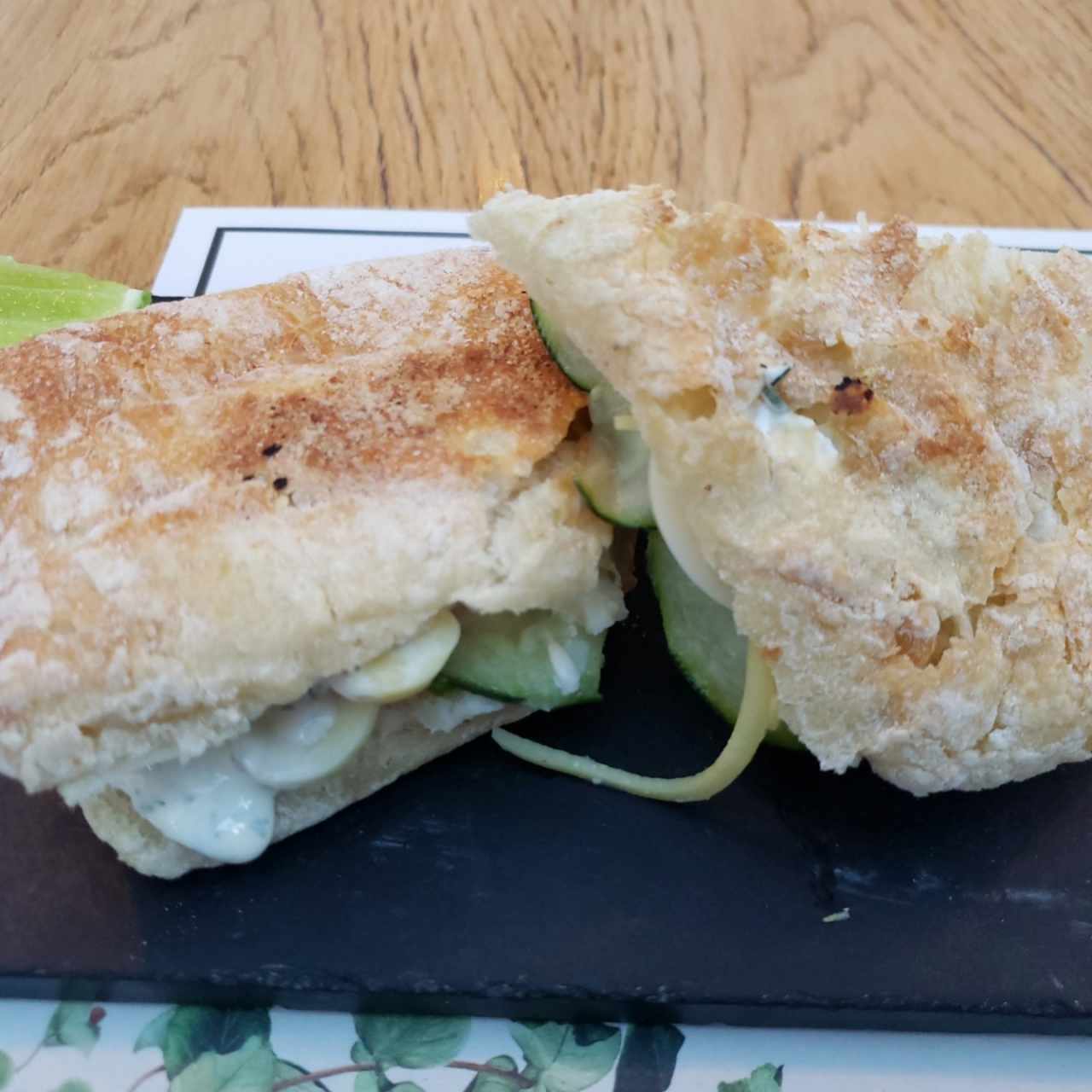 Sándwich queso azul