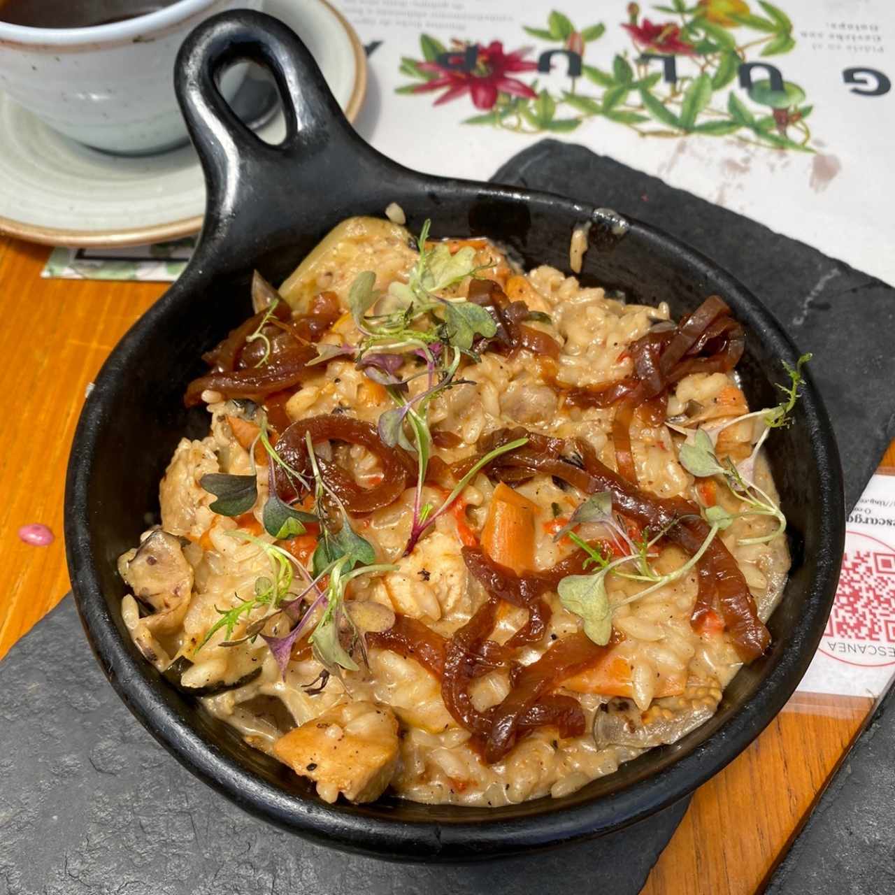 Risotto de vegetales 