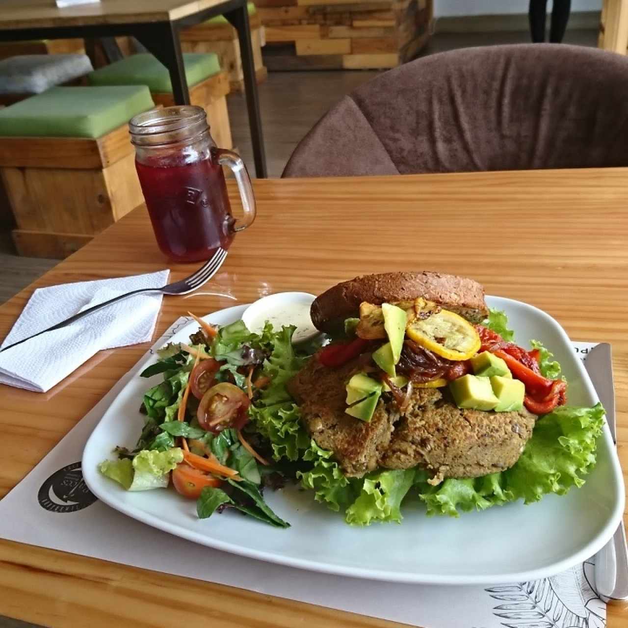 hamburguesa de lentejas 