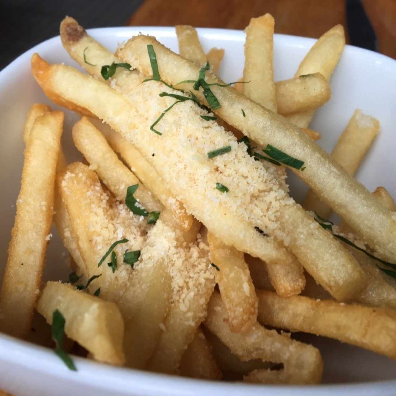 Papas con sal trufada 