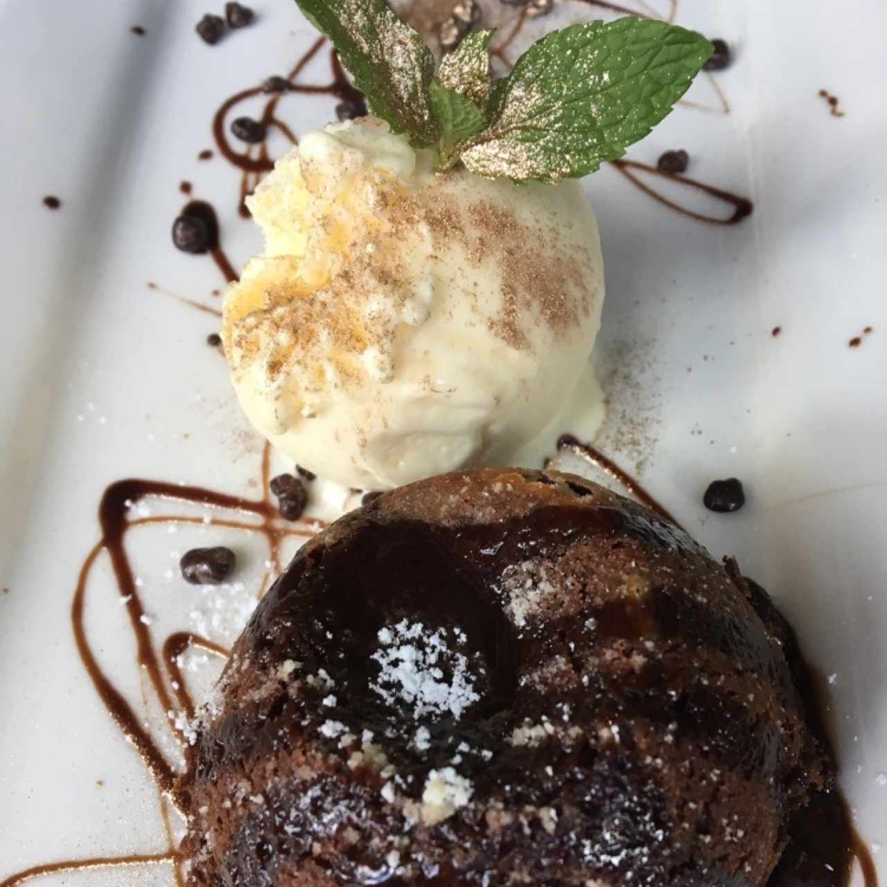 Volvan de chocolate 
