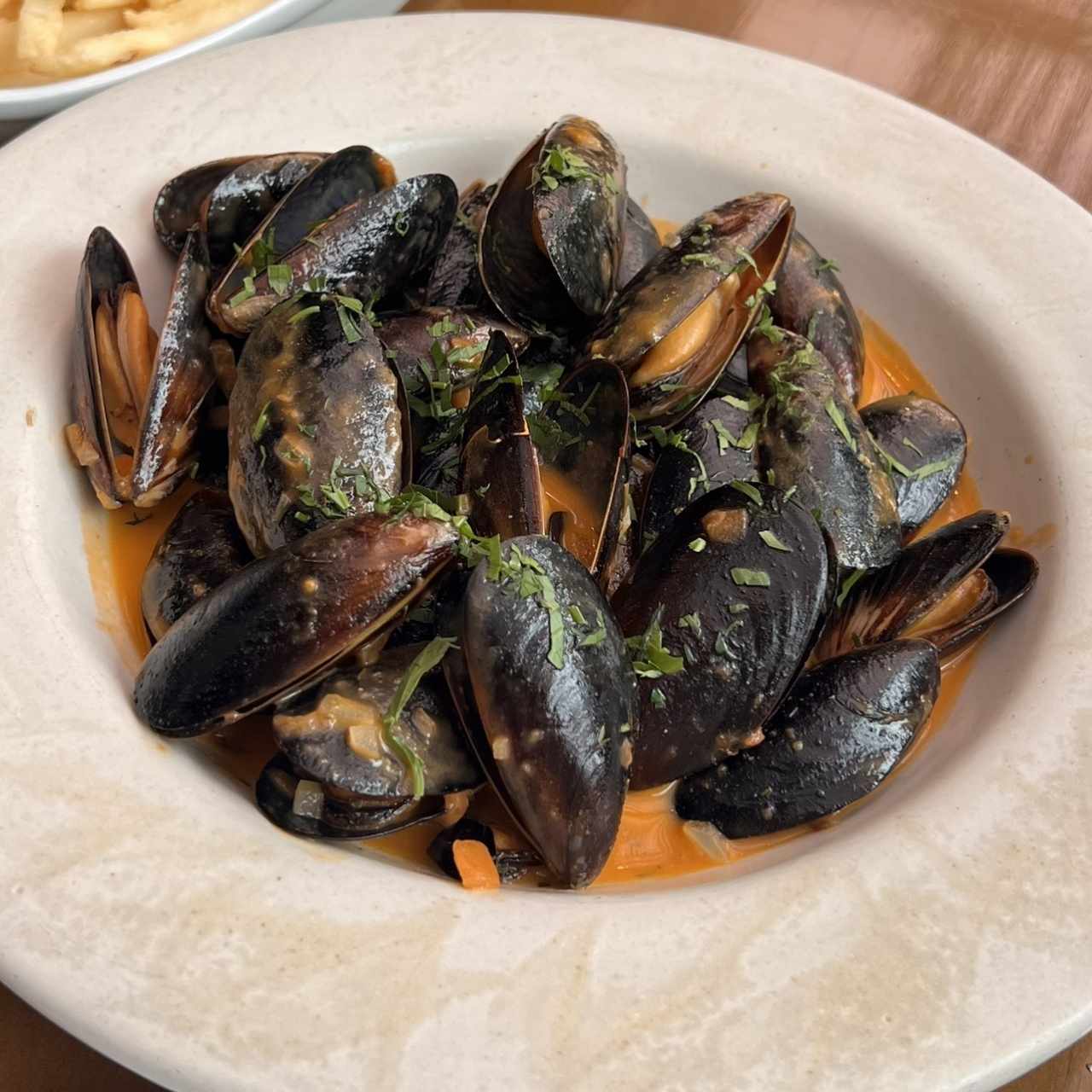 Mejillones a salsa de tomates