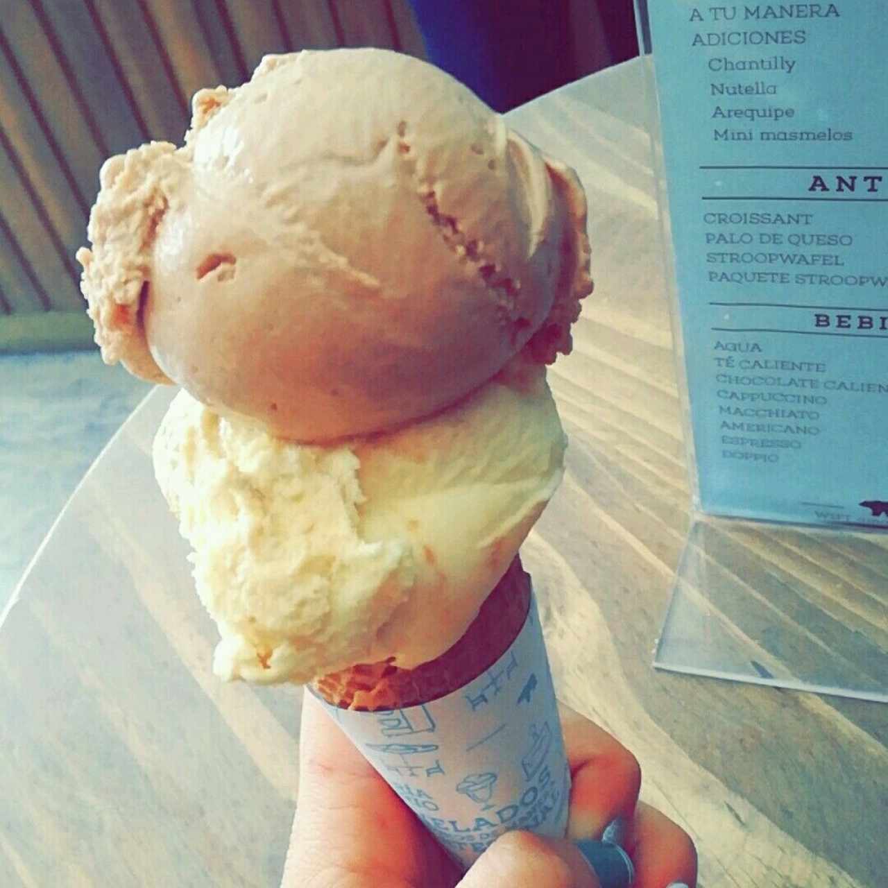 Helado de milo y creeme brule