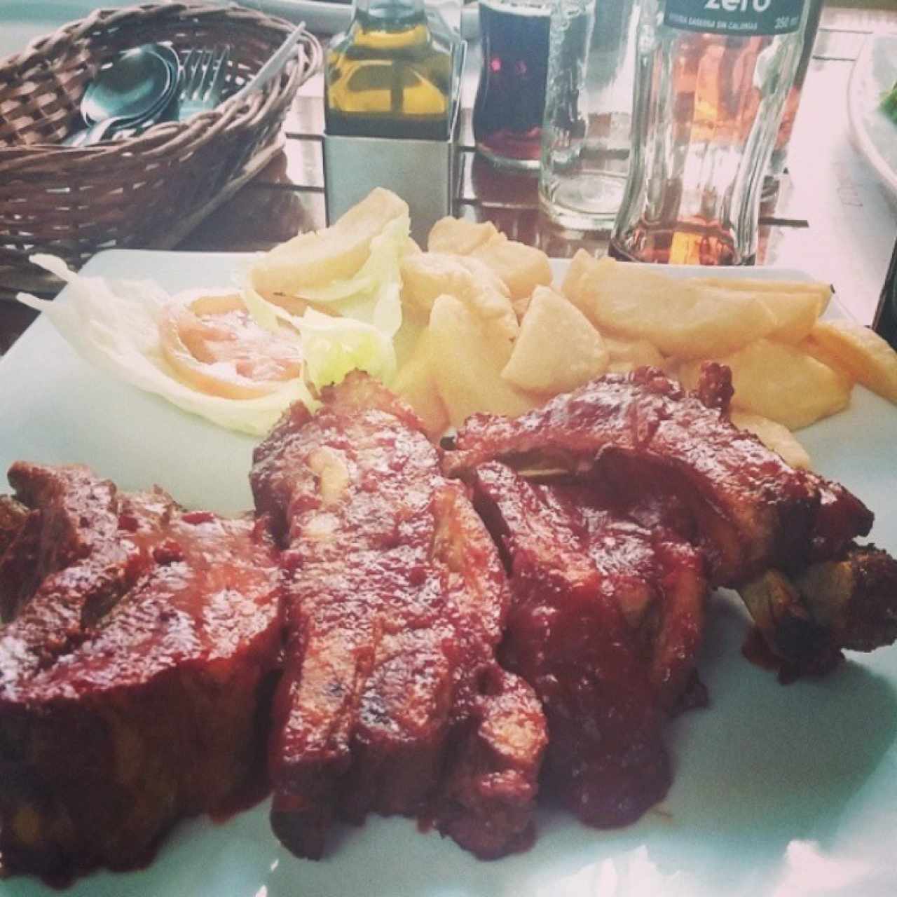 Costillas bbq