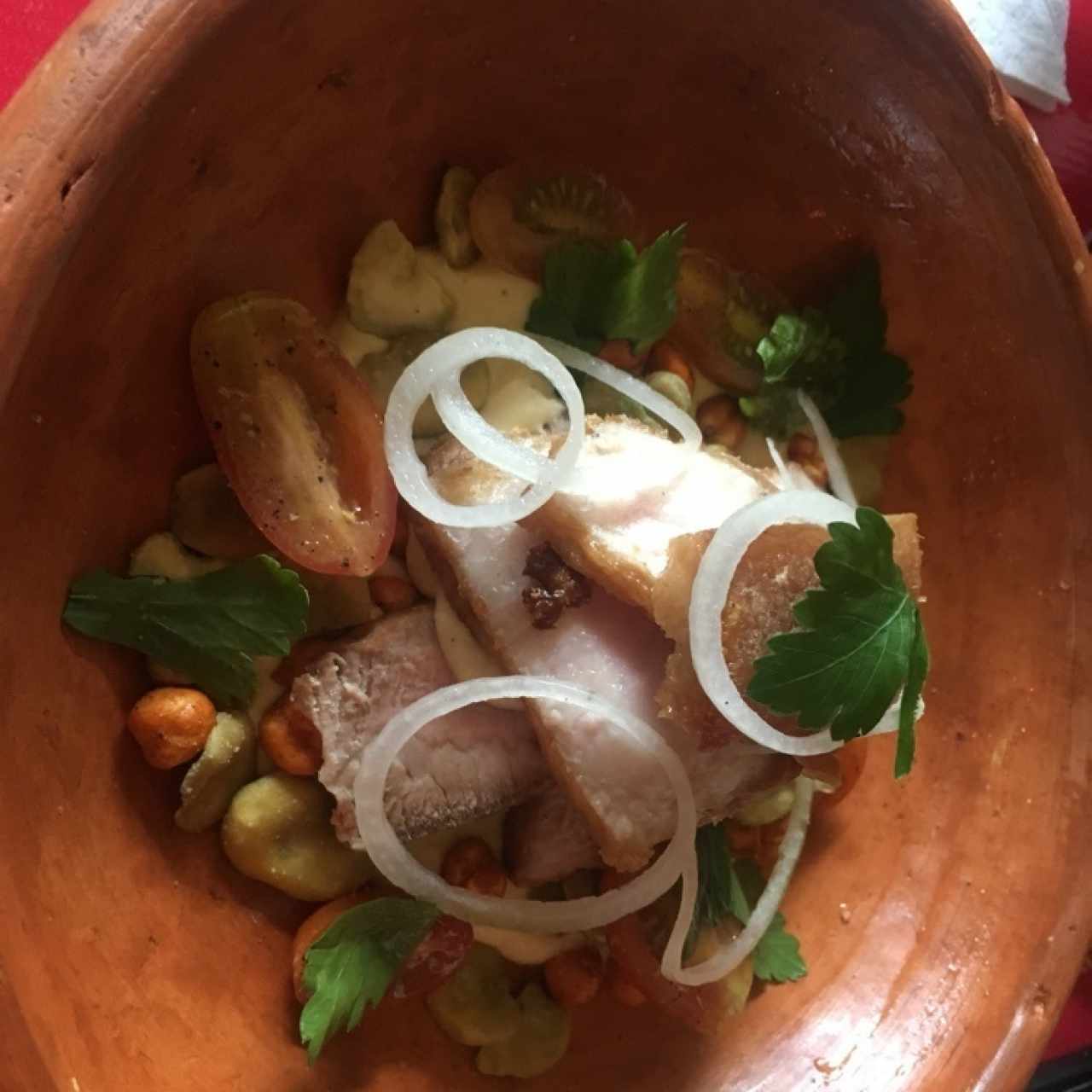Chicharrón con Yuca 