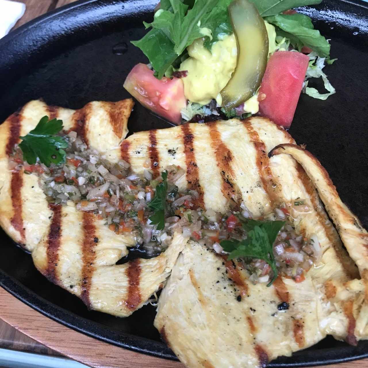 pollo con chimichurri