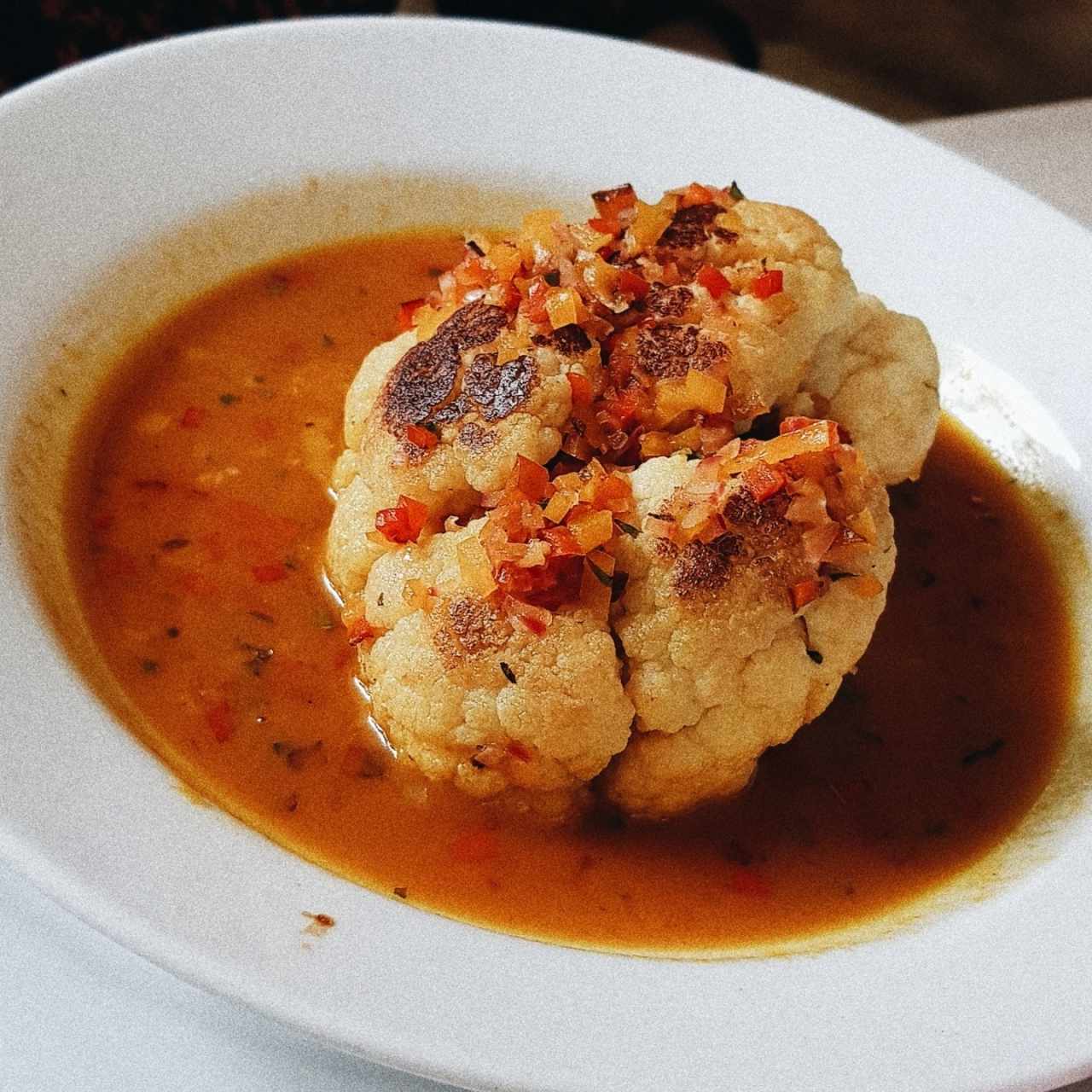 Coliflor asado