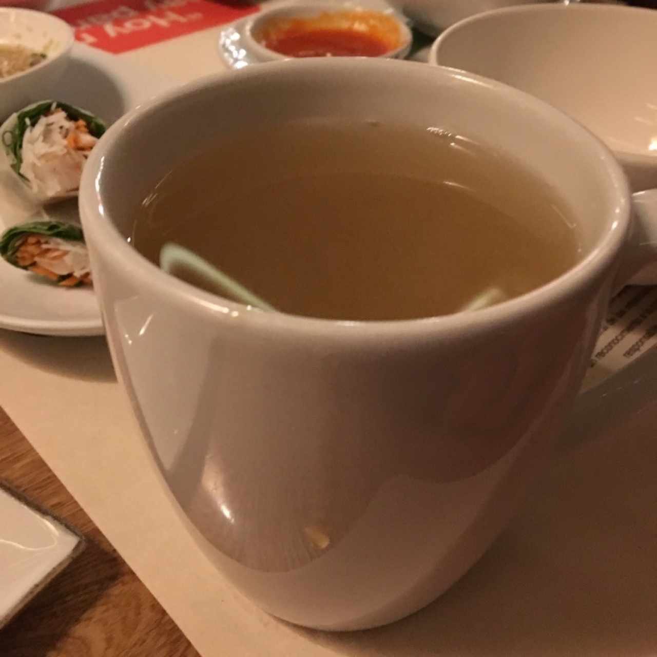 Té de jengibre y miel 