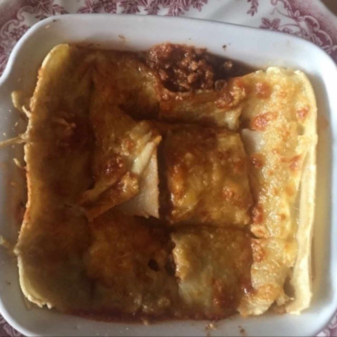 Lasagna de carne