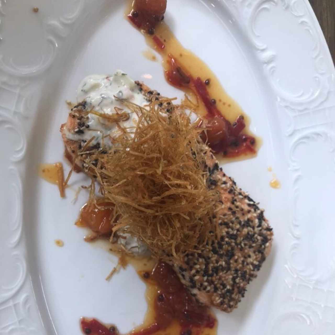 Salmón encostrado