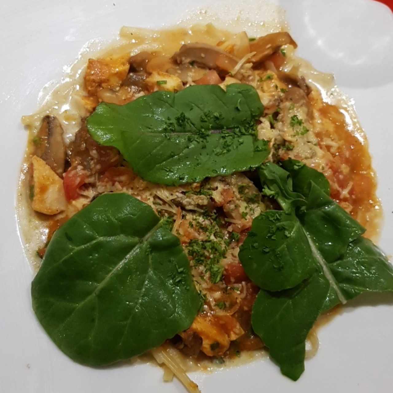 pasta vegetales
