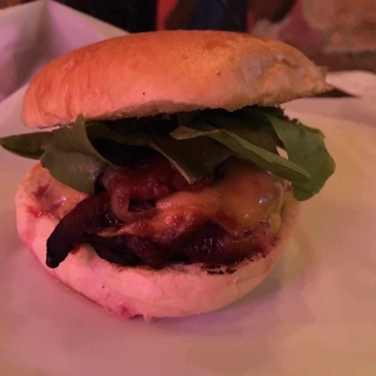 smoking burguer