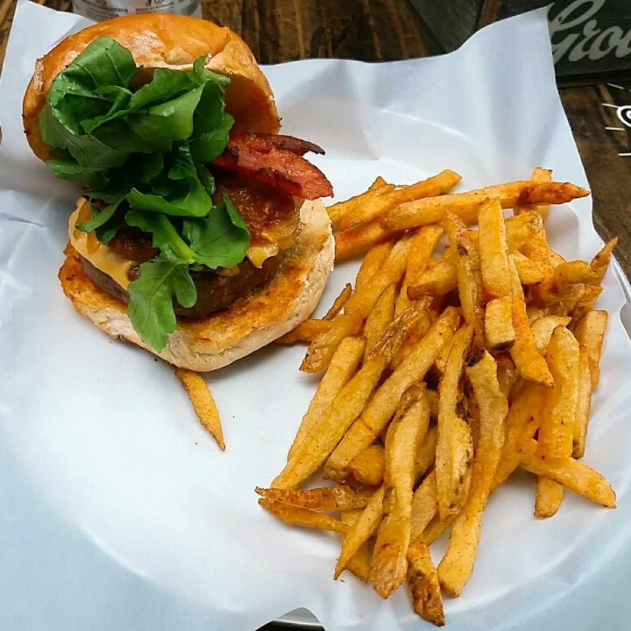 bacon and cheese