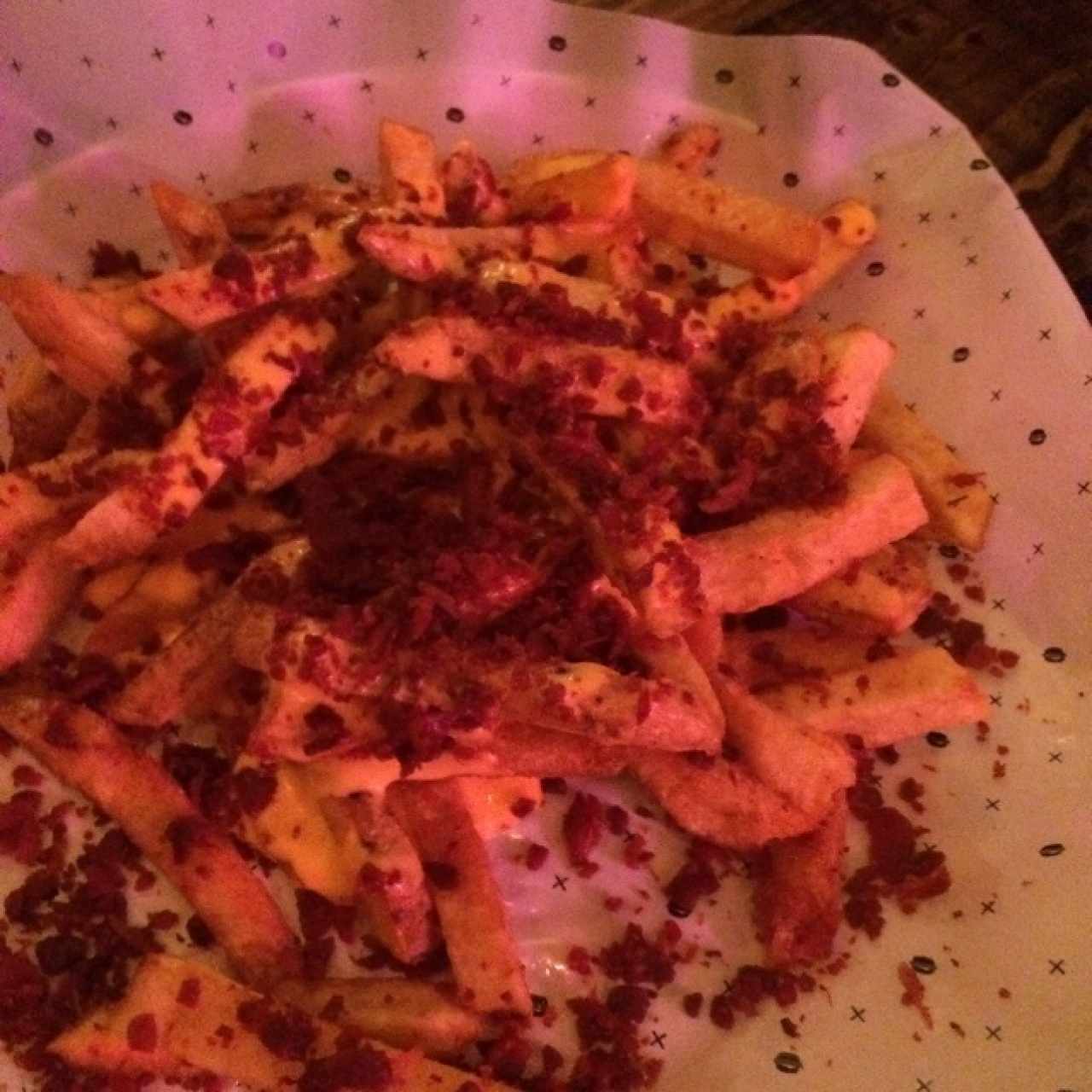 cheese & bacon fries 