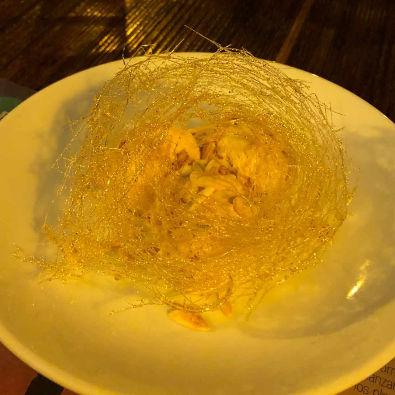 Helado de almendras 