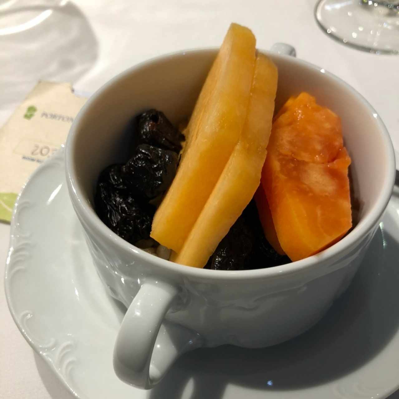 frutas con granola