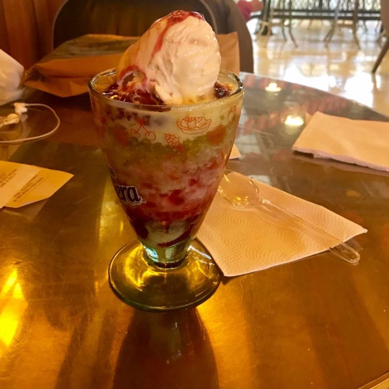 cholao con adisión de helado de vainilla!
