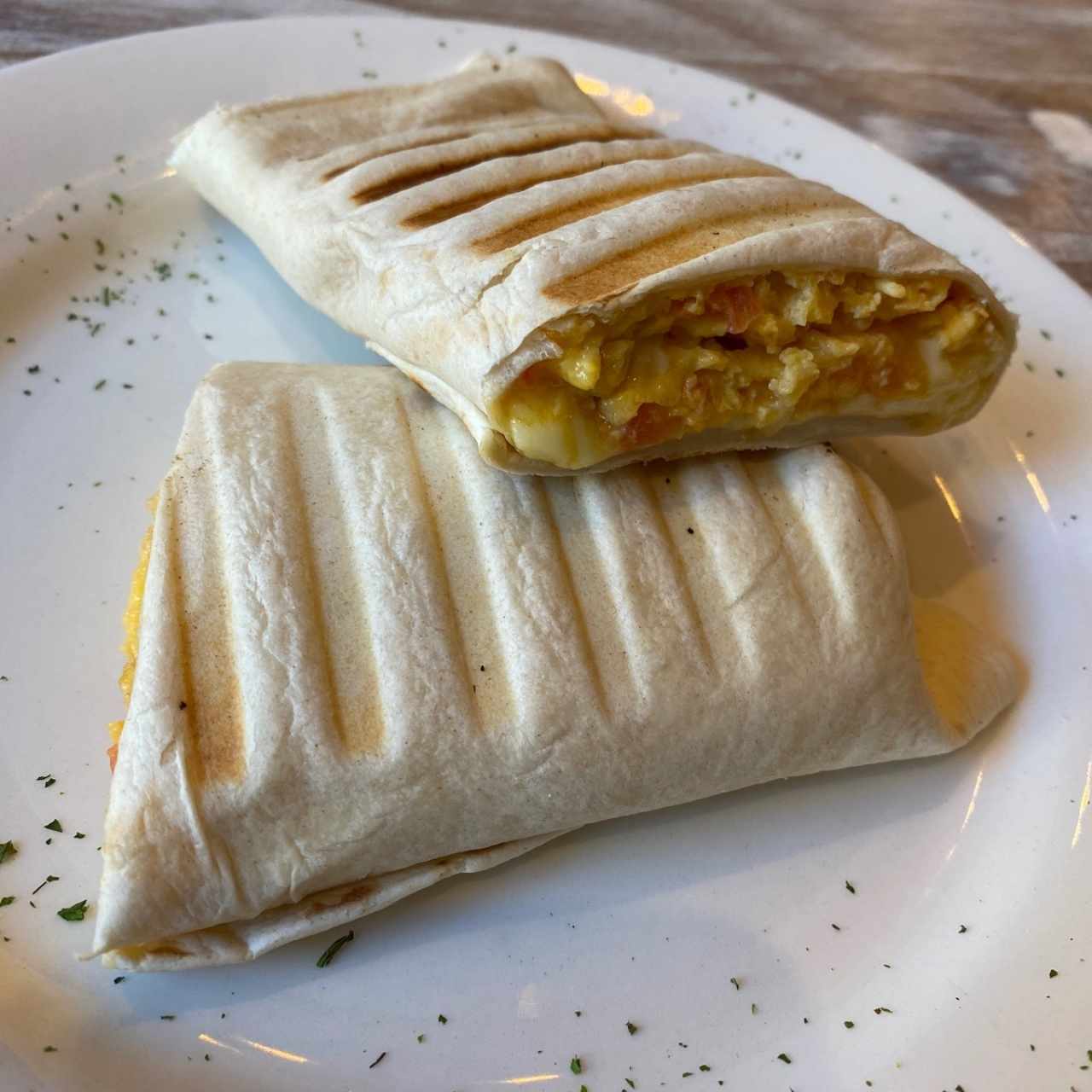 Wrap de huevos