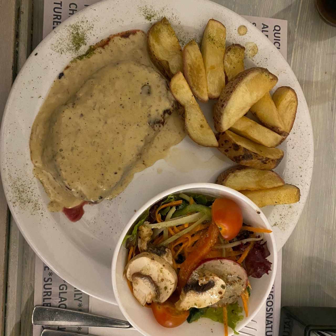 Steak au poivre