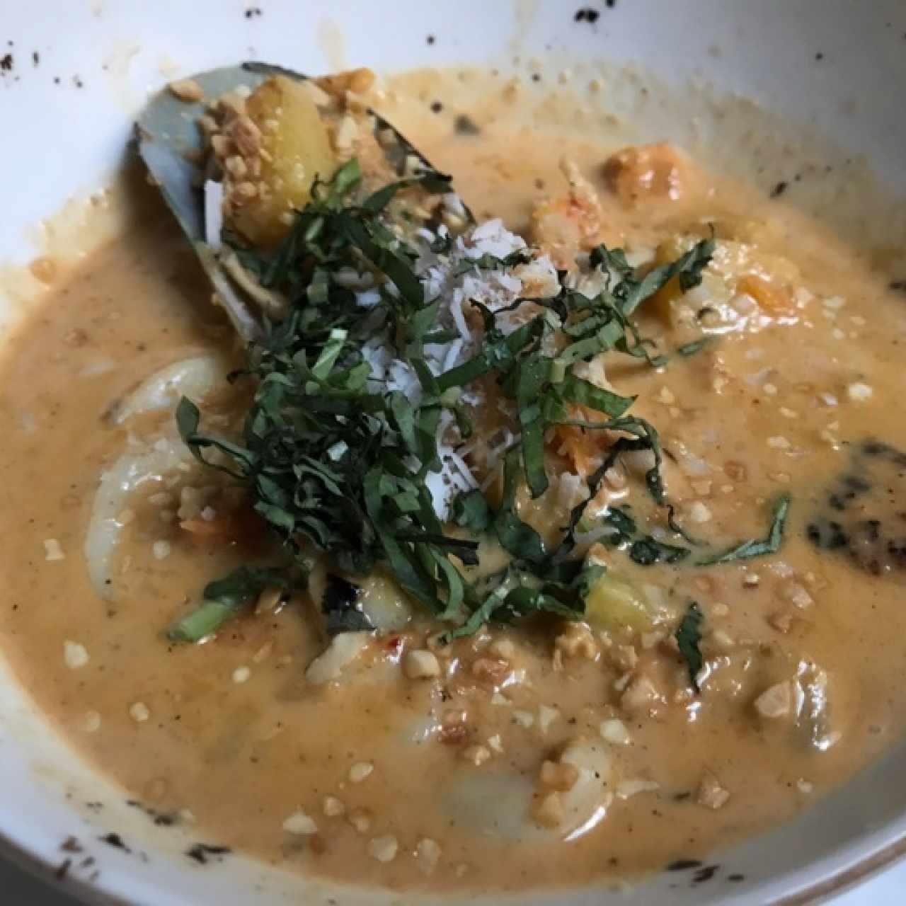 Curry de mariscos