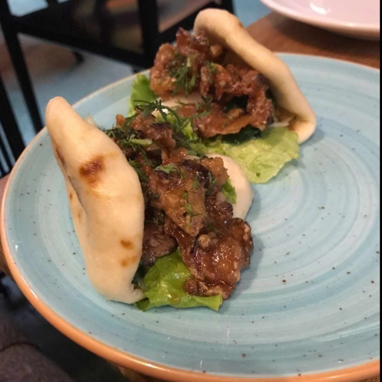 bao de pulpo crujiente
