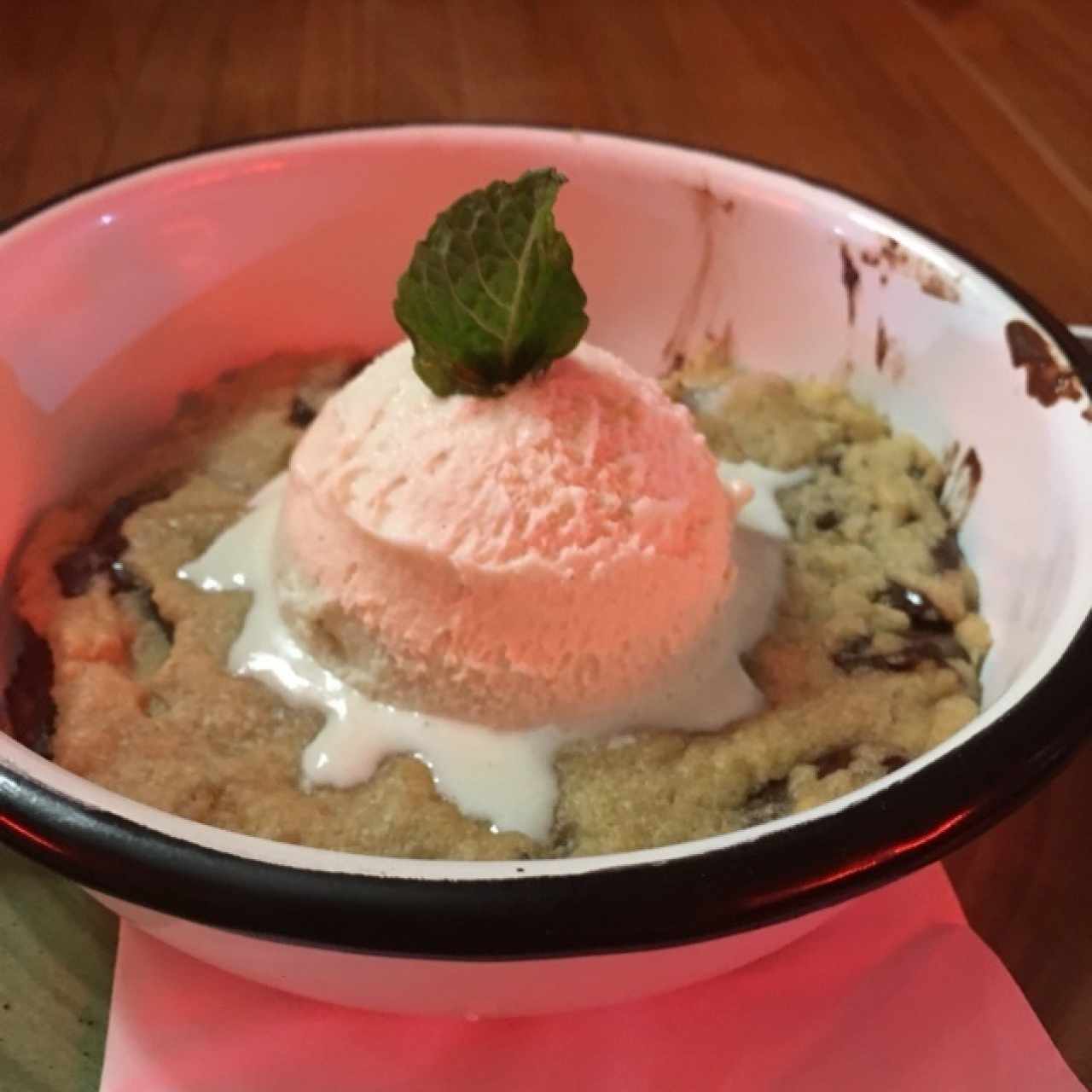 galleta con helado