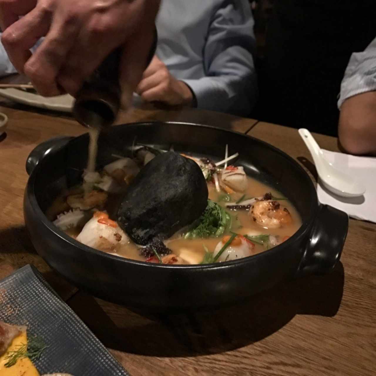 hot rock ceviche