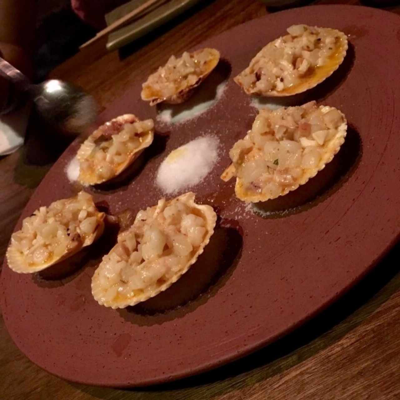 Mariscos al fuego