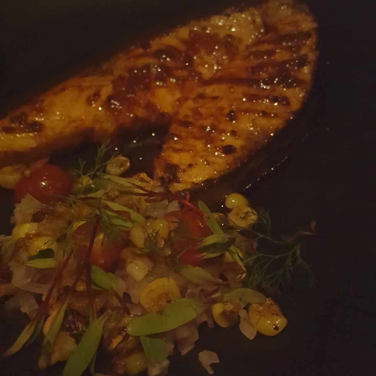Medallón de salmón 
