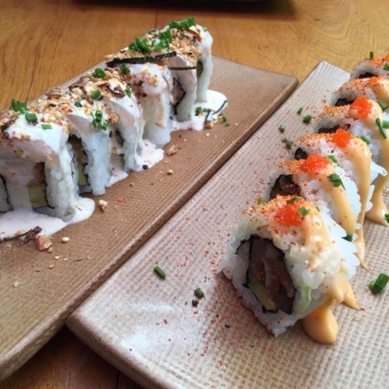 Makis: TIGGER y SPICY TARTAR DE ATUN