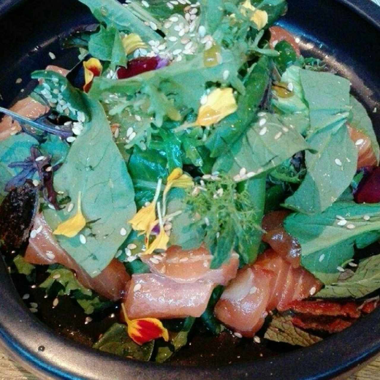 pocket salad de salmón