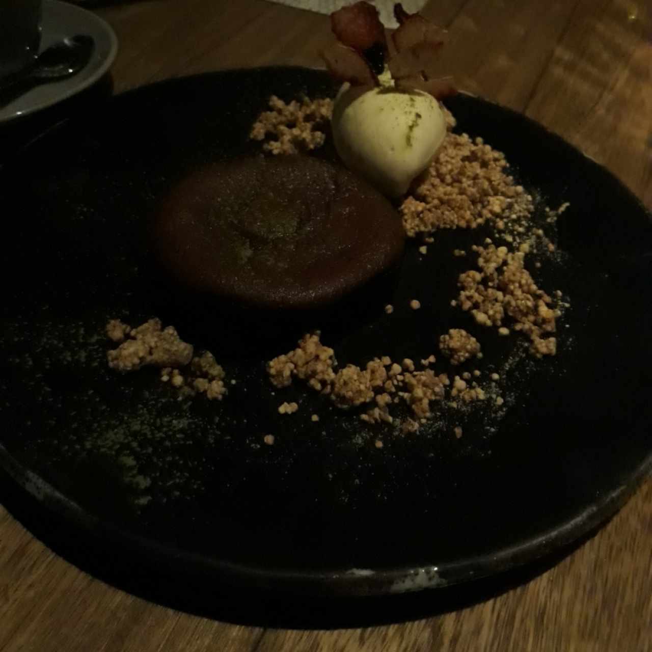 volcán de chocolate 
