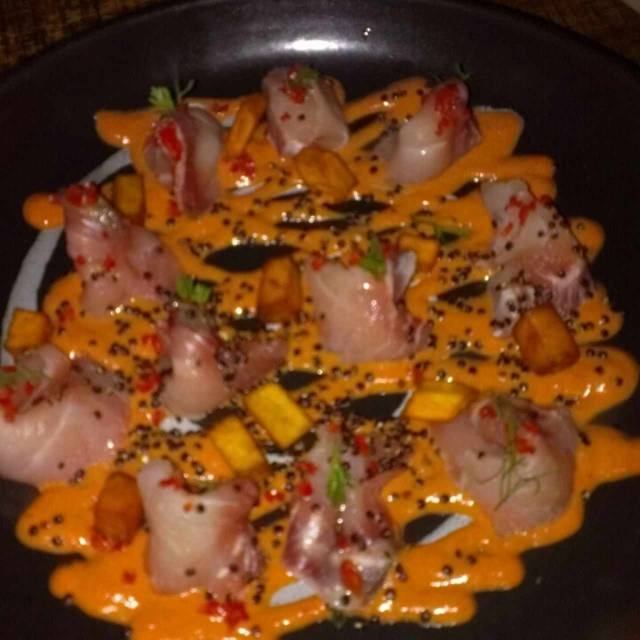 Tiradito de salmon
