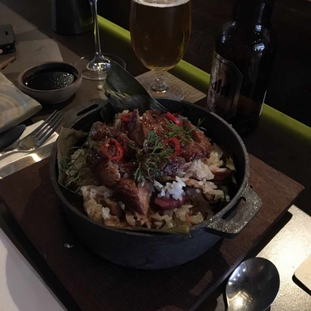 Pato asado