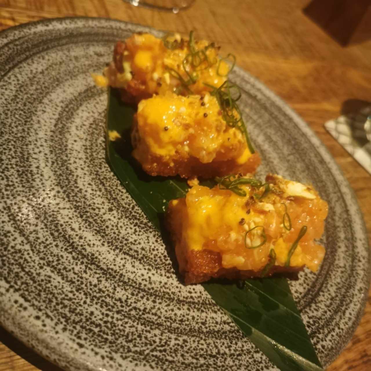 Crispy salmon