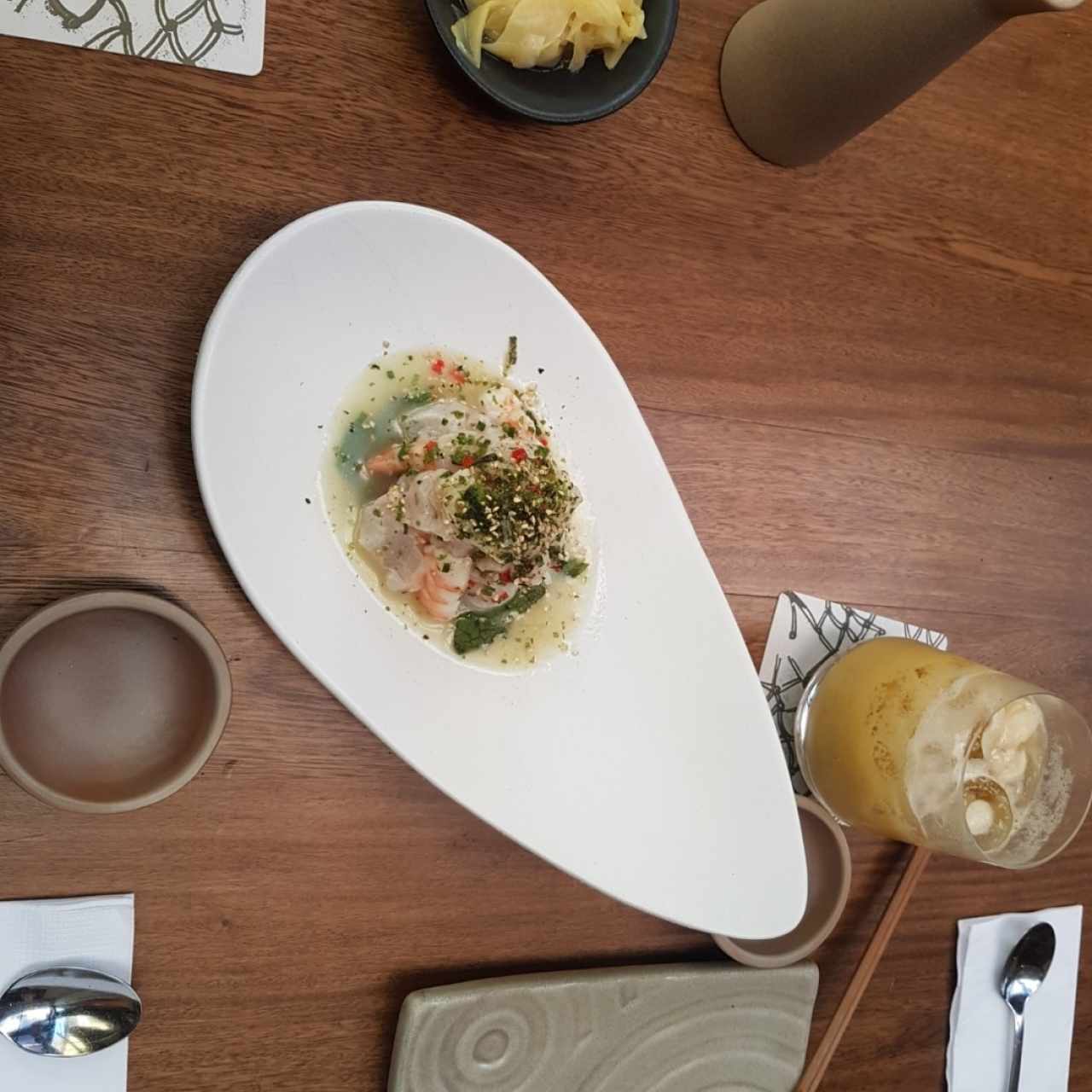Ceviche wasabi
