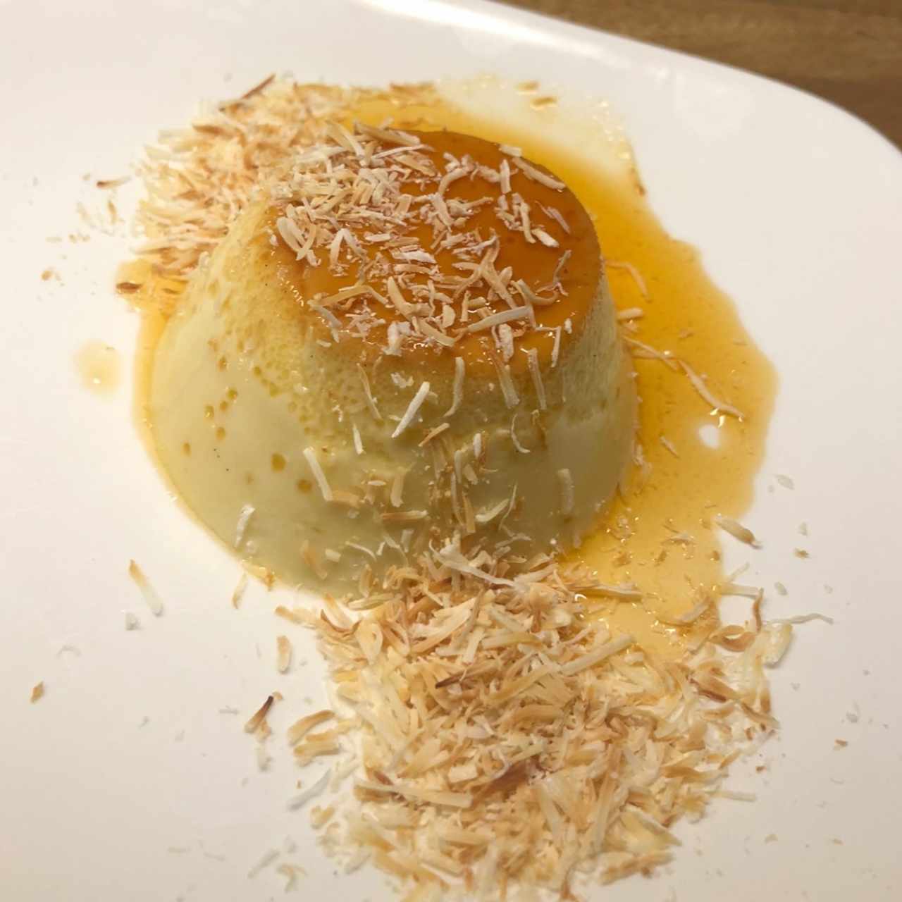 flan de coco