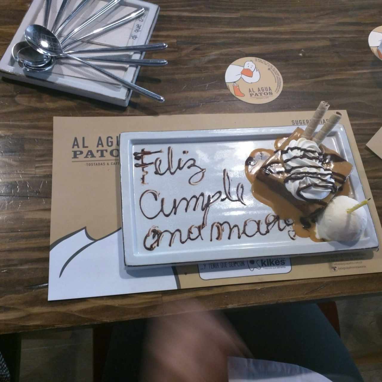 postre regalo de cumpleaños