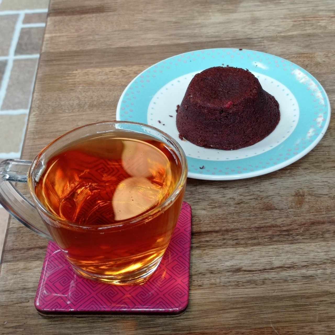 Volcán de chocolate