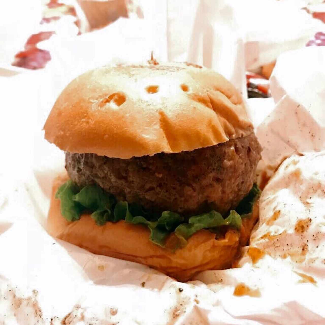 hamburguesa rellena