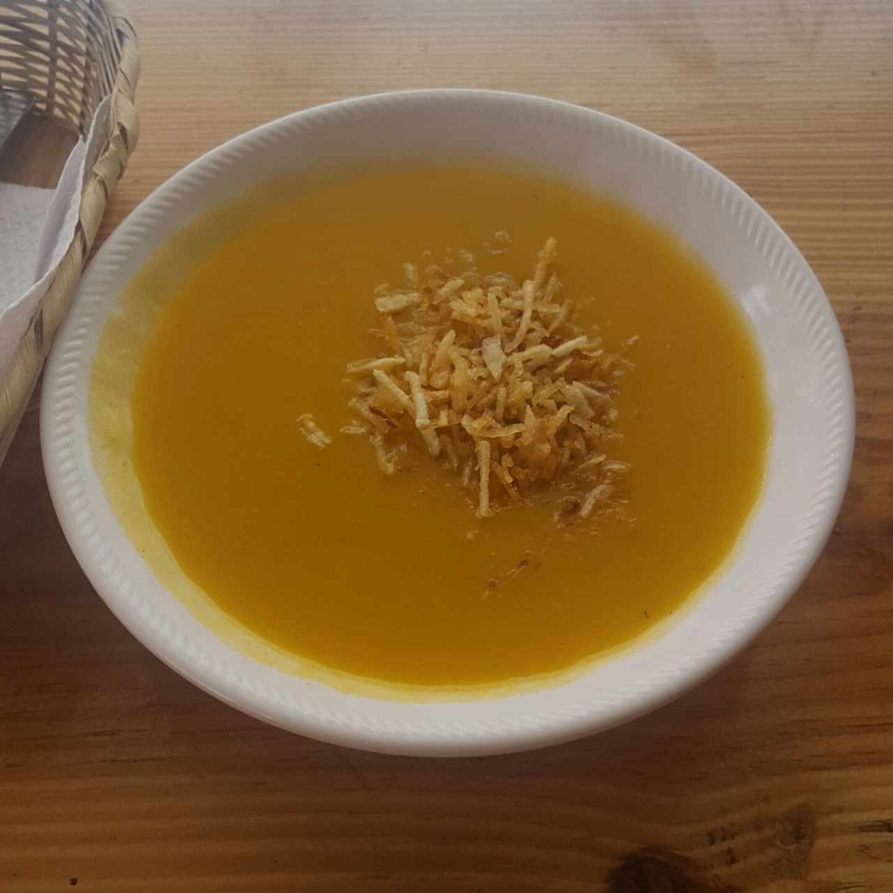 Crema de auyama 