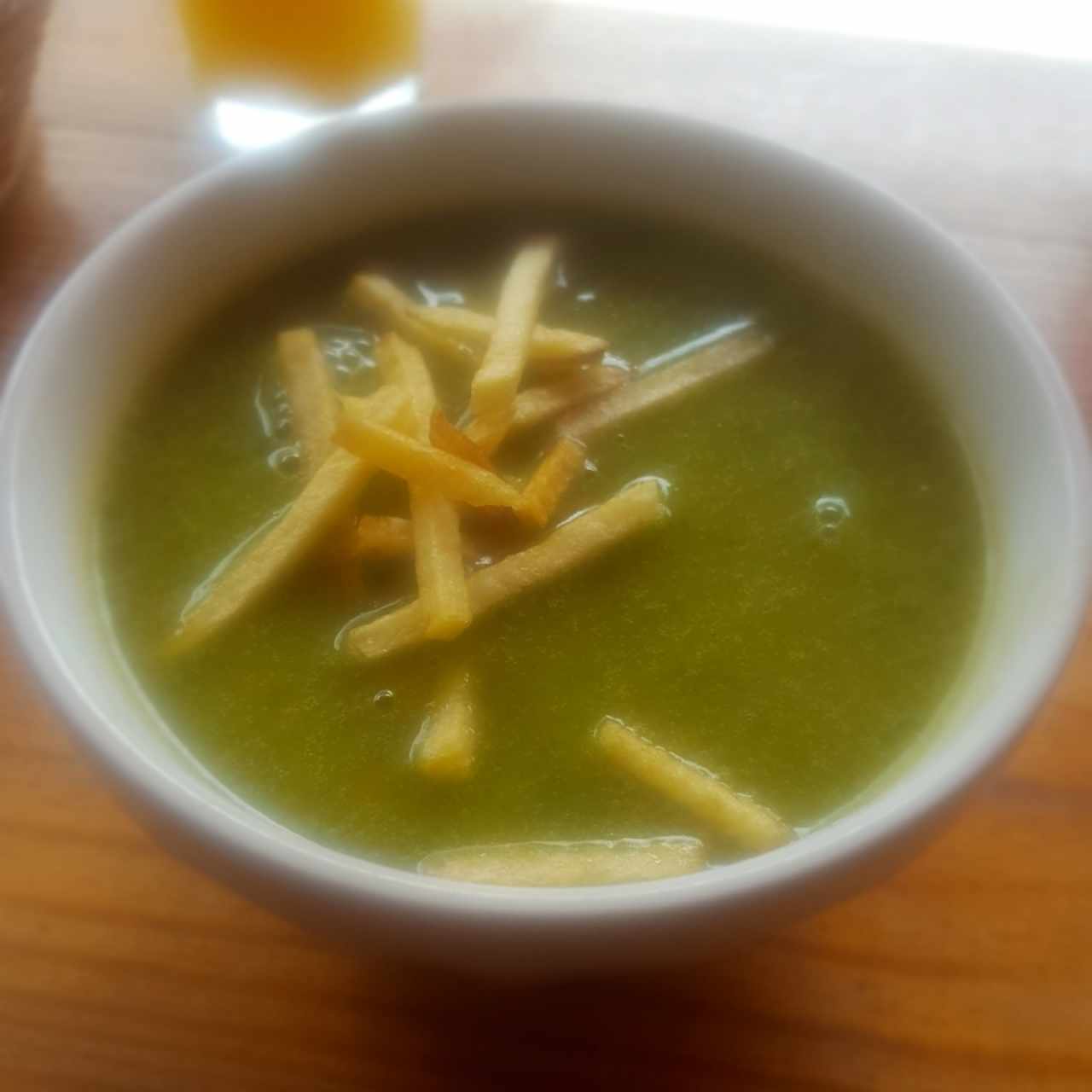 Crema de espinaca y ajo 