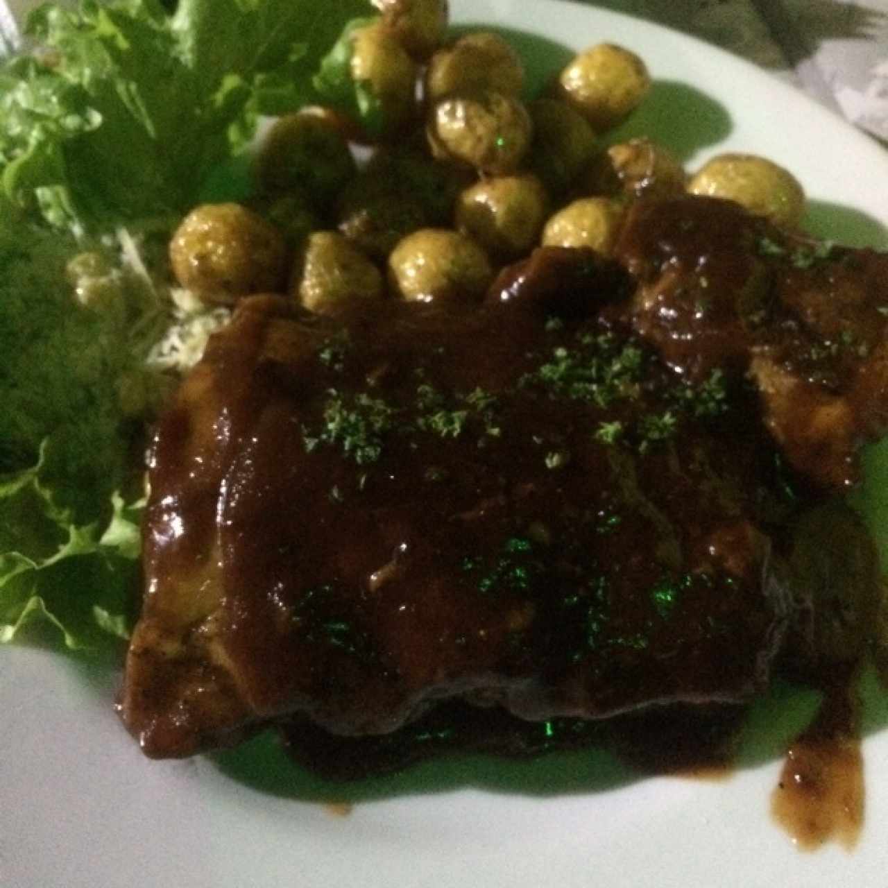 costillas BBQ