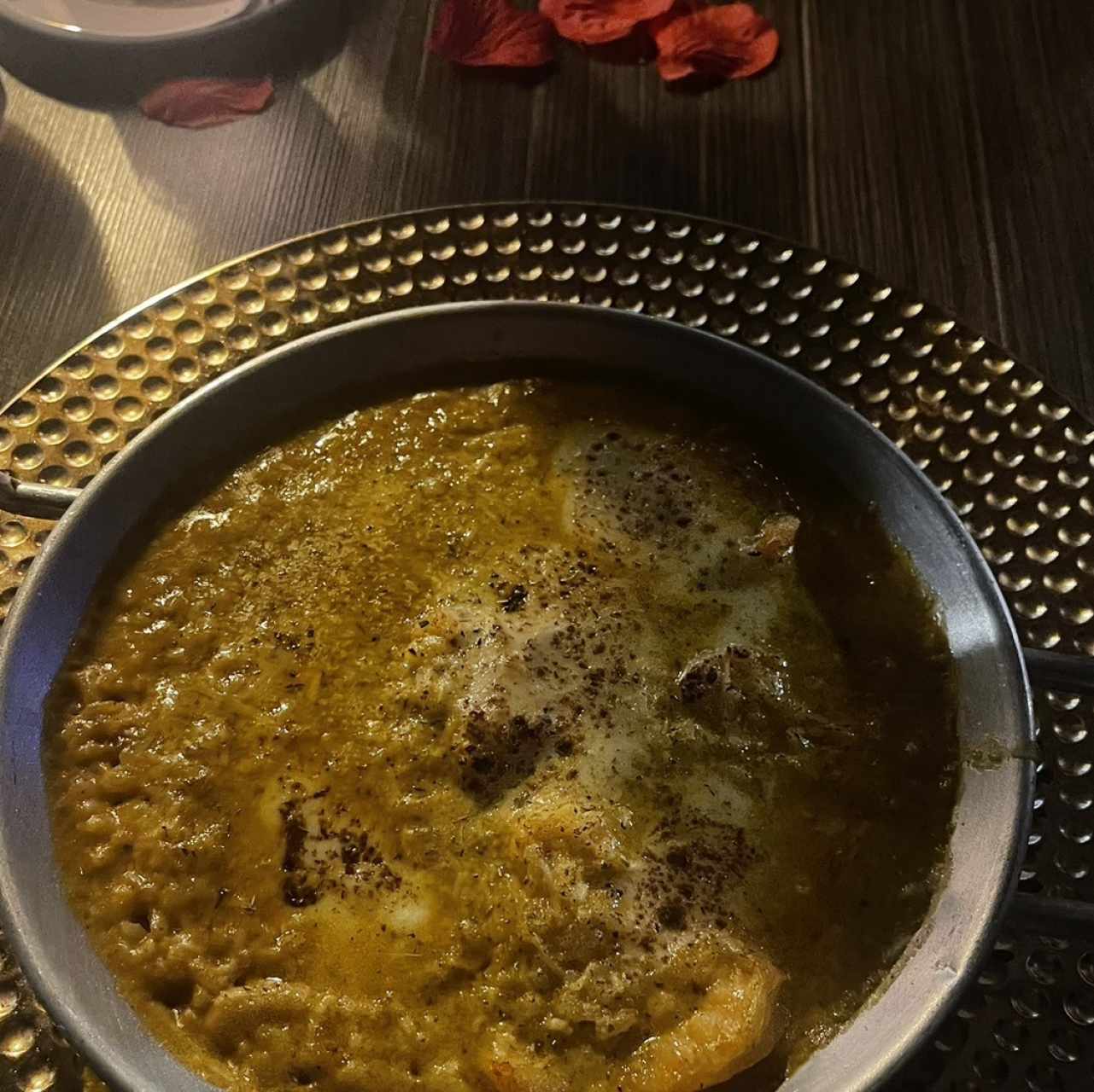 Arroz falso caldoso