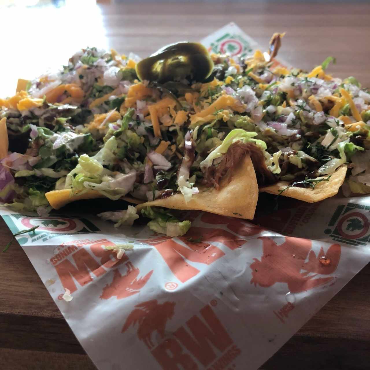 nachos pulled pork