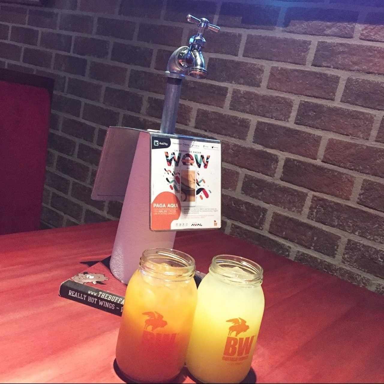coctel conga sin licor y naranjada 