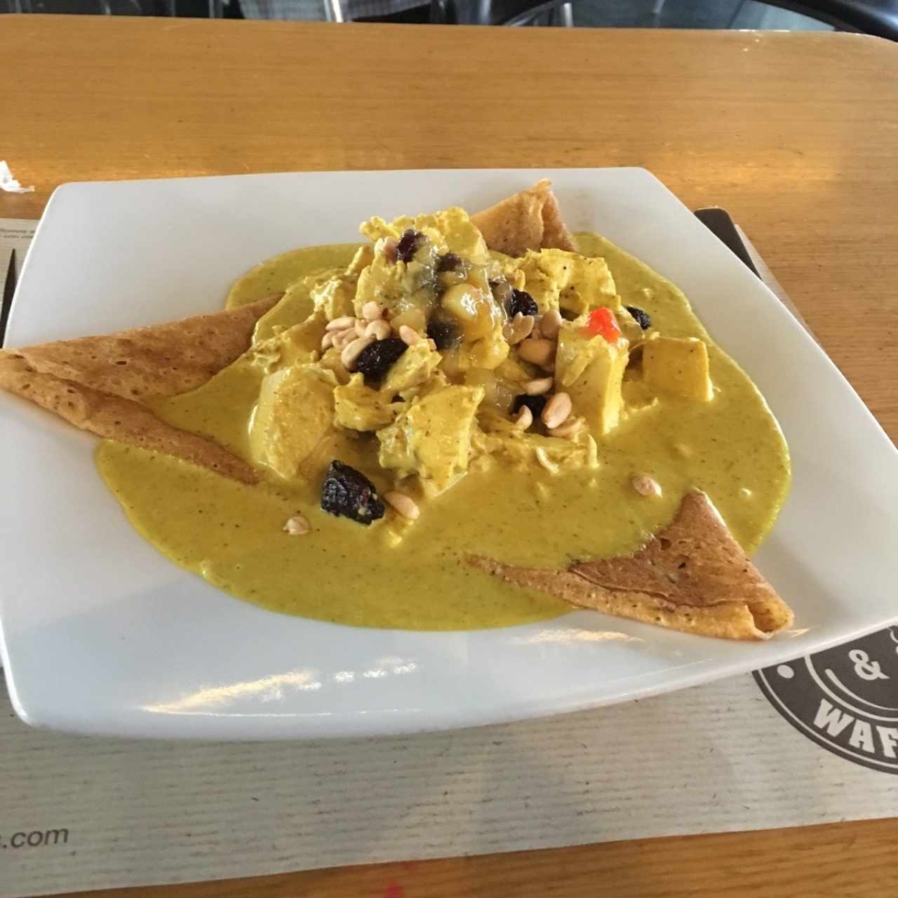 pollo al curry al estilo hindu
