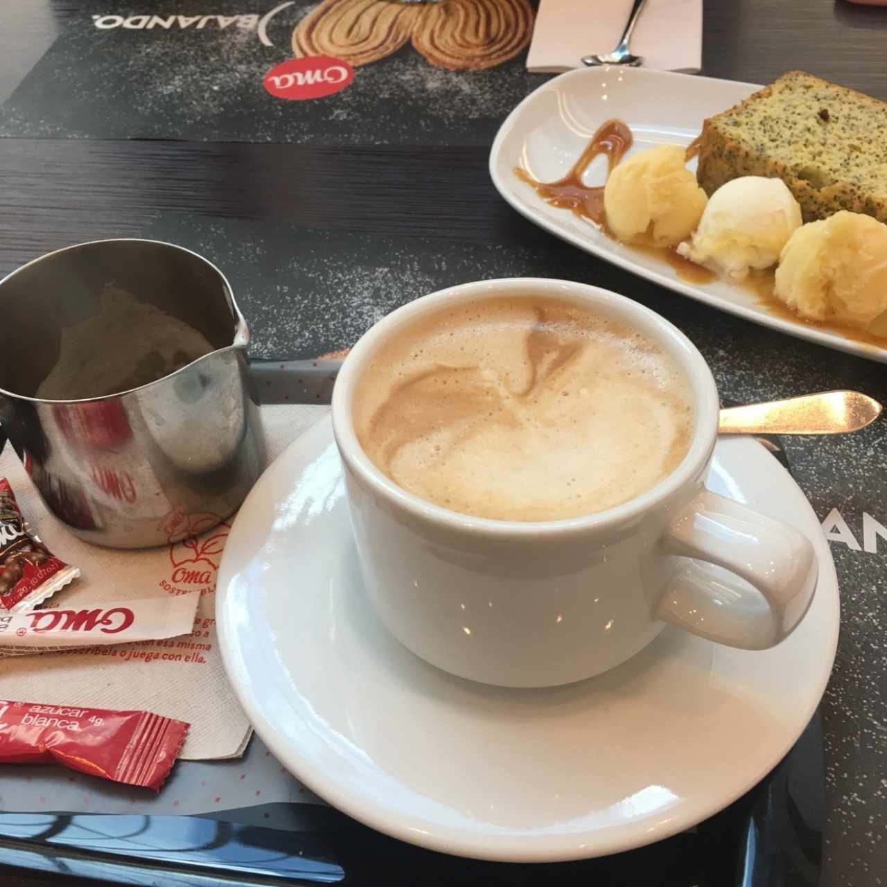 cpuchino con leche de soya 