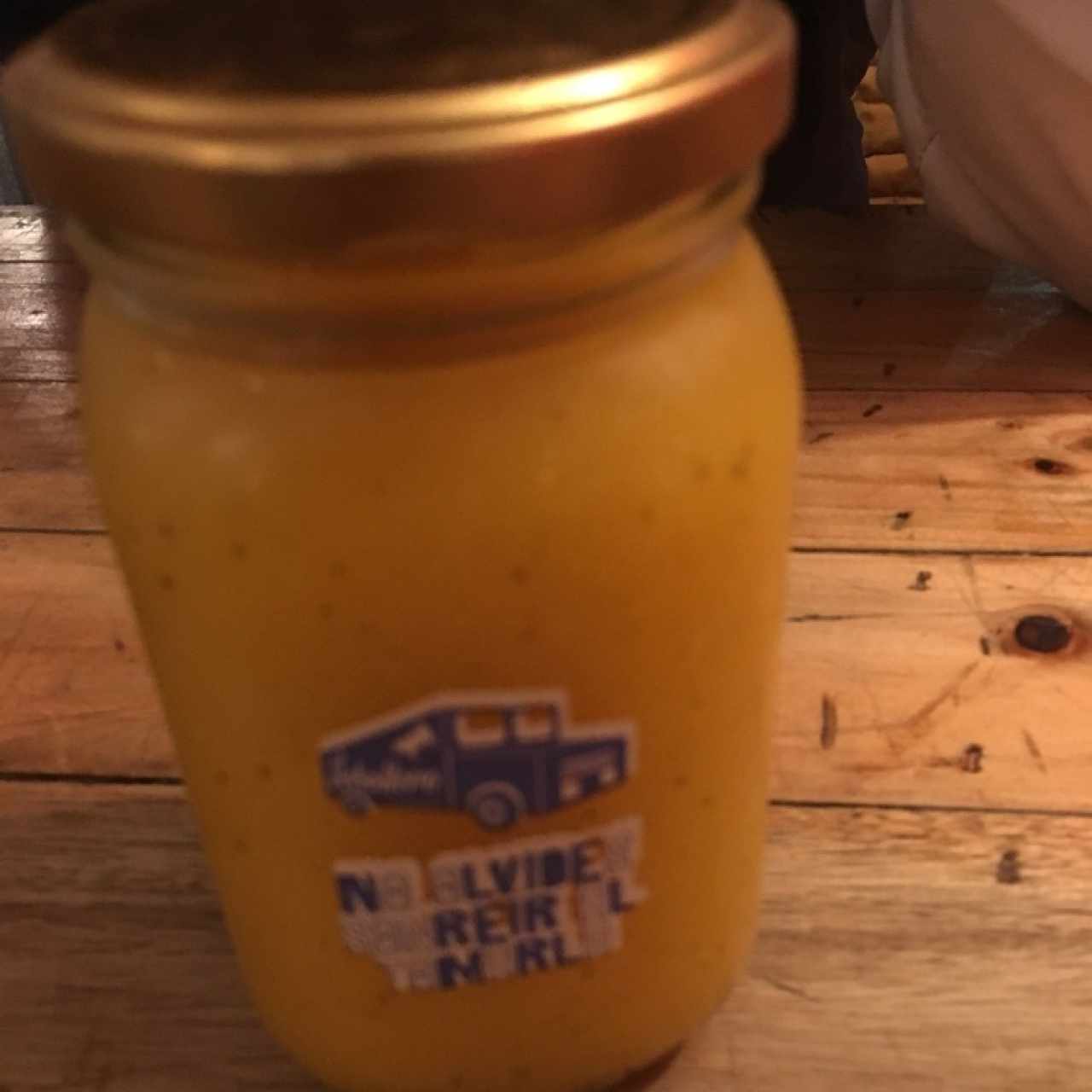 Jugo de mango y maracuya