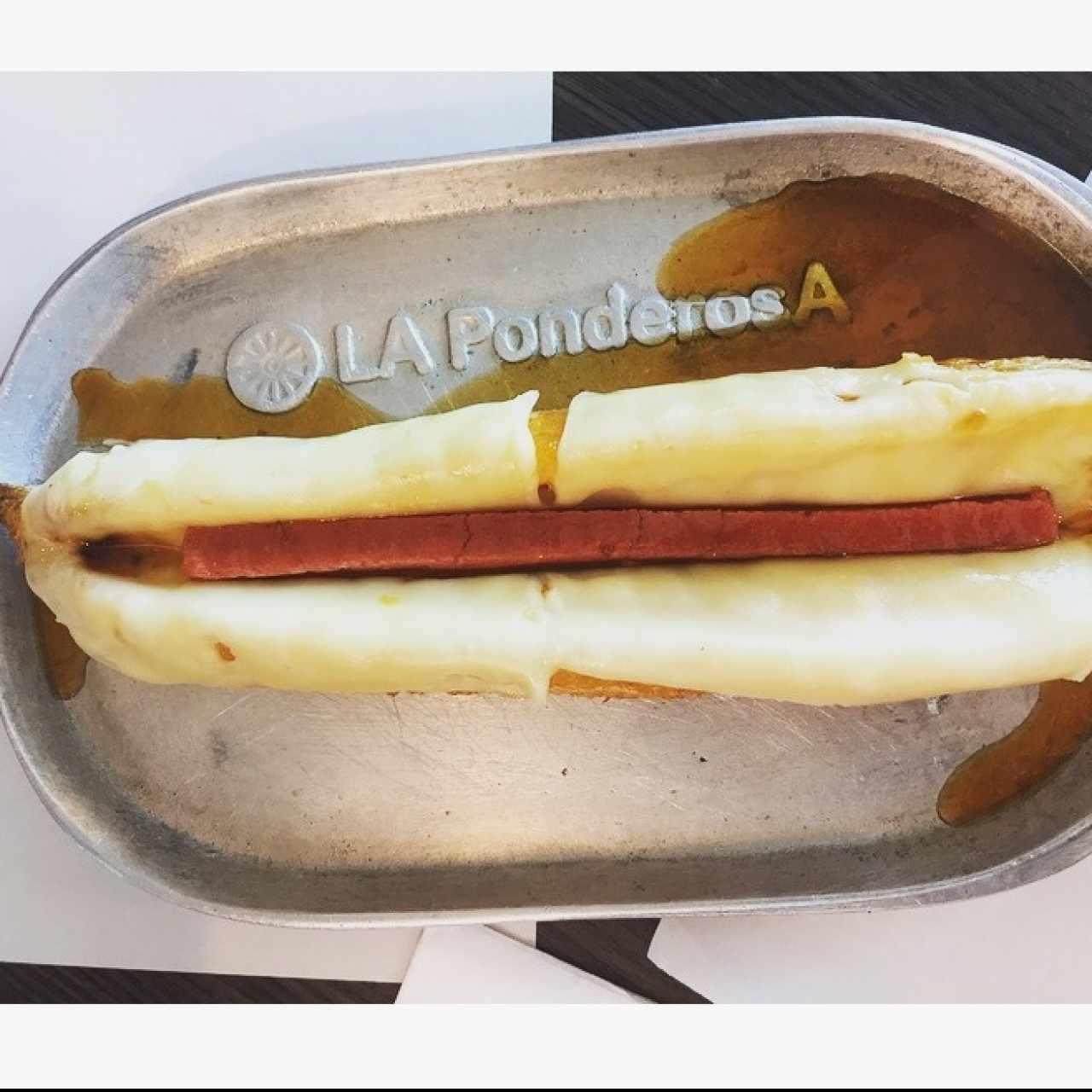 Maduro con queso y bocadillo
